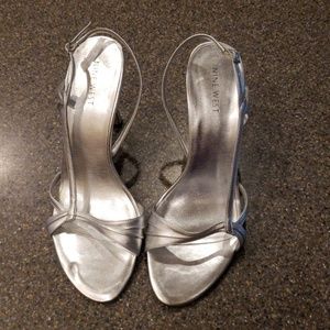 Nine West Silver 3in Heels